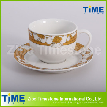 Service à café et thé classique en porcelaine